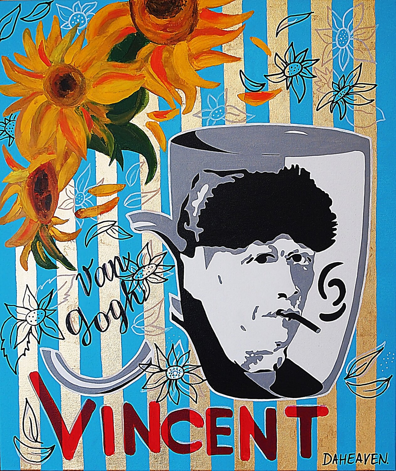 Vincent. Sunflowers. Daheaven Art
