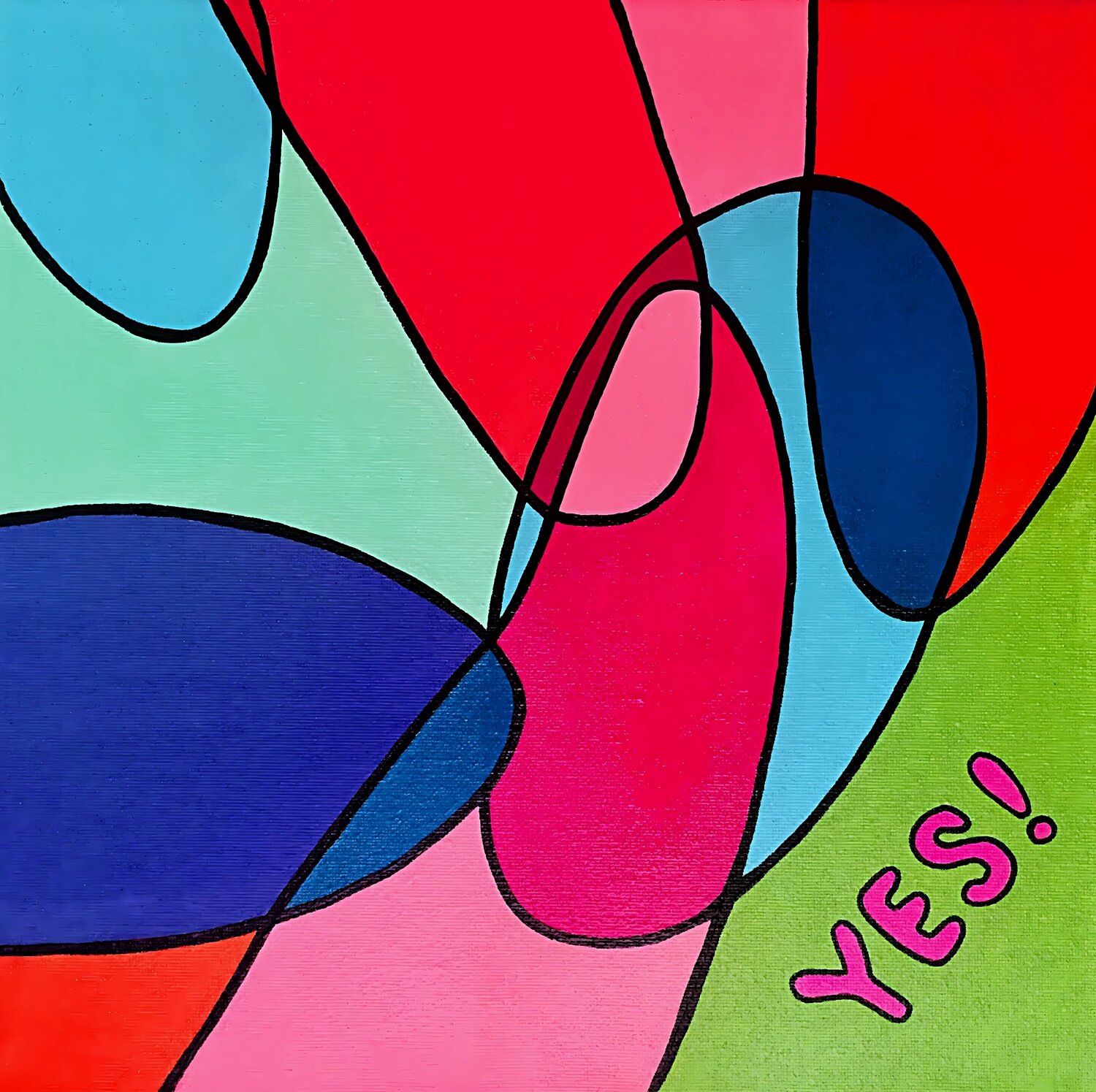 Say YES to a wonderful life! Daheaven Art Originalgemälde zu verkaufen
