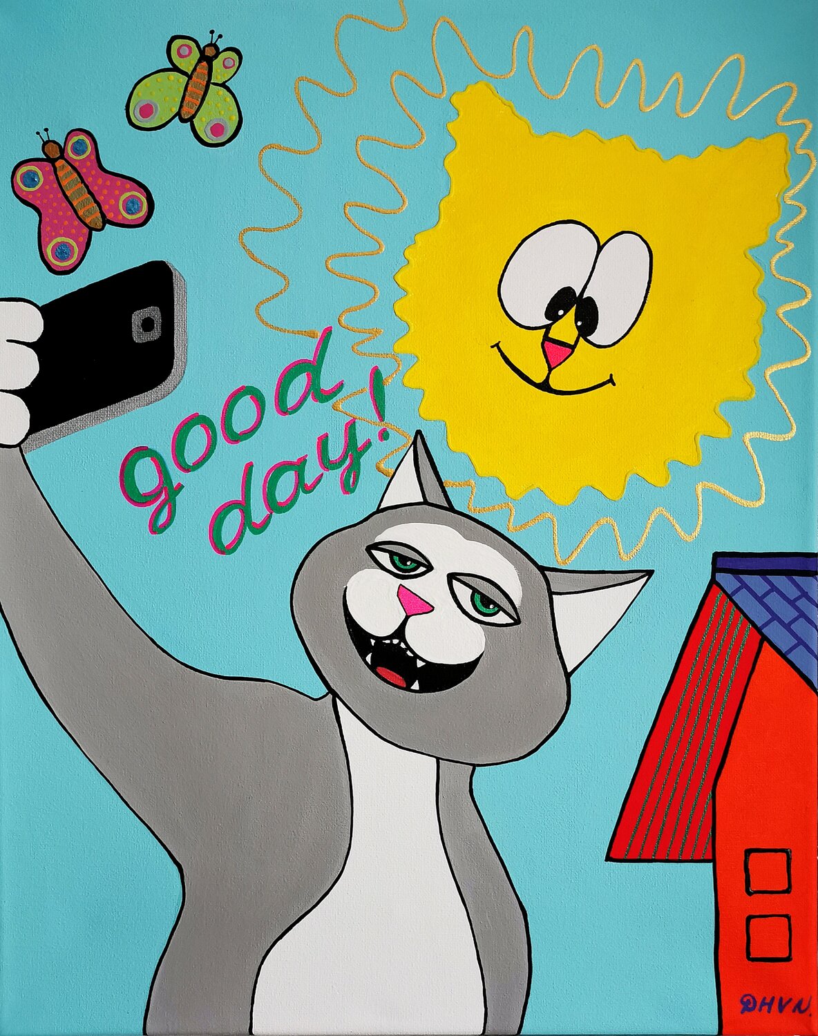 Selfie with the Sun. Daheaven Art