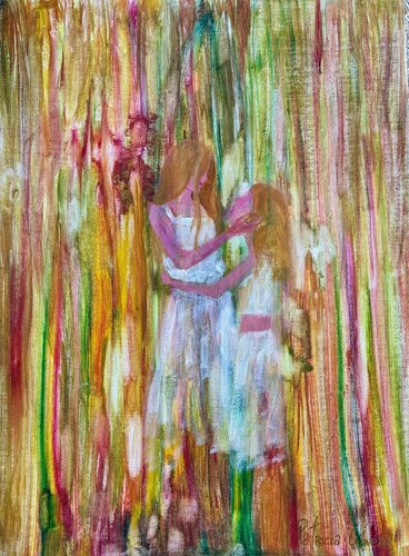 Donde nace el abrazo by Patricia Colmeiro, Painting for Sale on Singulart