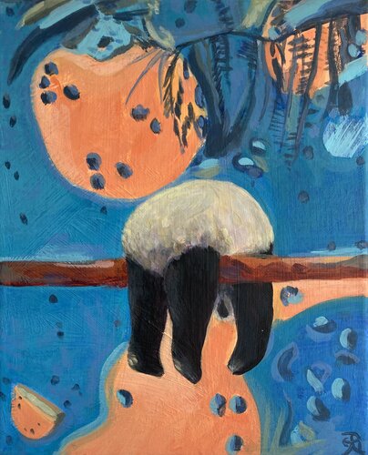 Vorführungsmüde par Lemonie Pearl, Peinture en vente sur Singulart