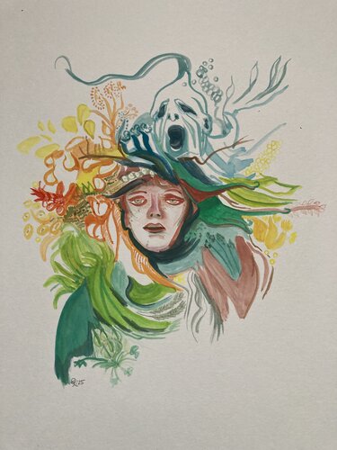 Schrei der Natur von Lemonie Pearl, Malerei kaufen auf Singulart