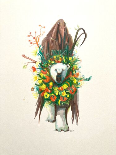 Sensiges Beisammen di Lemonie Pearl, Pittura in vendita su Singulart