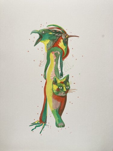 Krächzende Schleichigkeit von Lemonie Pearl, Malerei kaufen auf Singulart