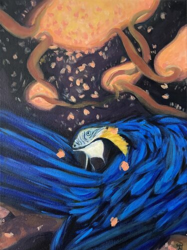 Golden Rain von Lemonie Pearl, Malerei kaufen auf Singulart