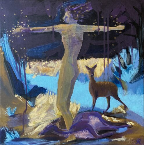 Deercatcher de Lemonie Pearl, Pintura a la venta en Singulart