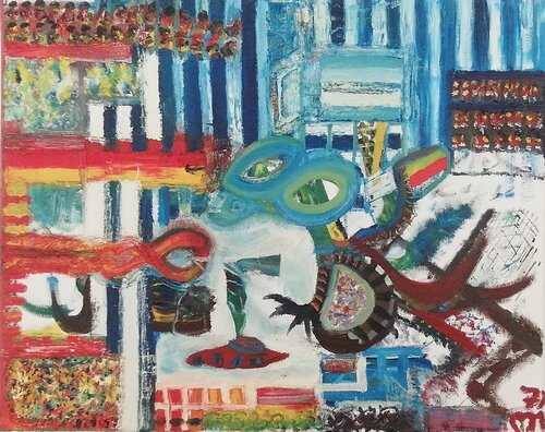 Lizard Dance (opera 1) von Mario Bennici, Malerei kaufen auf Singulart