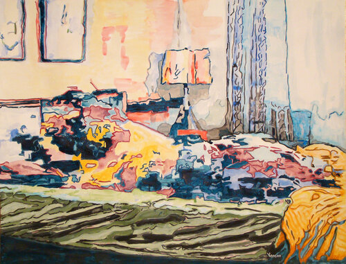Sommeil diurne par Malo Vanson, Œuvre sur papier en vente sur Singulart