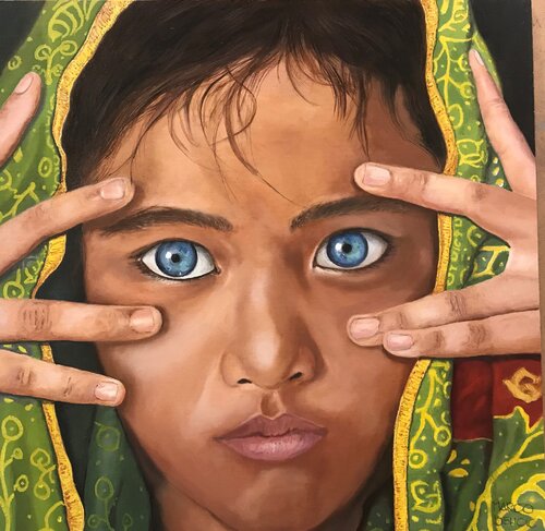 Beatrice by Marco Bencic, Painting for Sale on Singulart