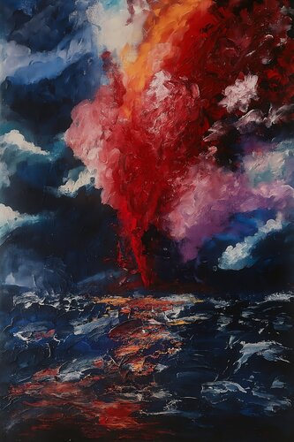 Ignited in the deep von Els Devrieze, Malerei kaufen auf Singulart