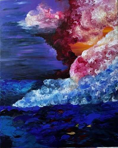 Breaking the Divide di Els Devrieze, Pittura in vendita su Singulart