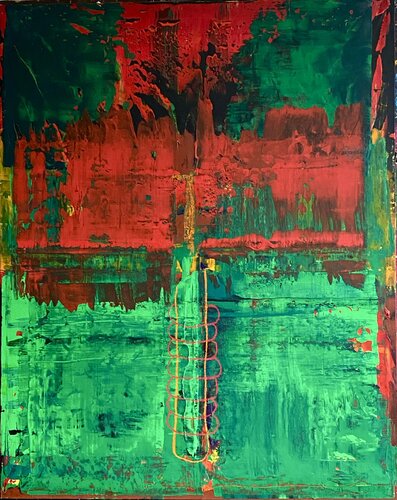 Red storm par Sinisa Kulasevic, Peinture en vente sur Singulart