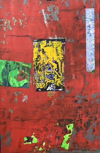 I love you yellow by Sinisa Kulasevic, Painting for Sale on Singulart