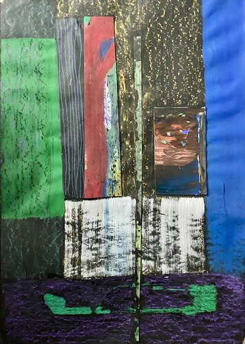 Abstract 2413 van Sinisa Kulasevic, Schilderij te koop op Singulart