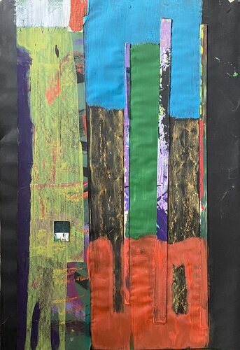 Abstract 2414 di Sinisa Kulasevic, Pittura in vendita su Singulart