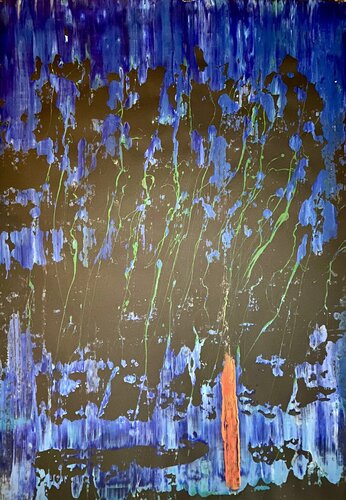 My feeling in the night by Sinisa Kulasevic, Work on Paper for Sale on Singulart