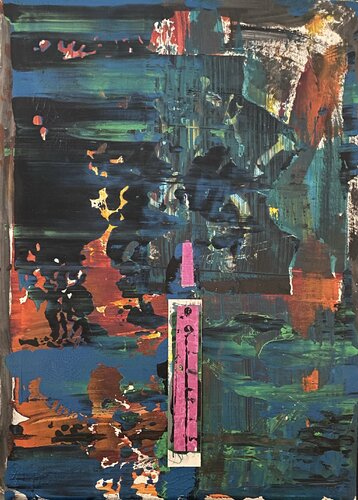 Pink dilemma von Sinisa Kulasevic, Werk auf Papier kaufen auf Singulart