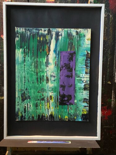 Purple power van Sinisa Kulasevic, Werk op papier te koop op Singulart