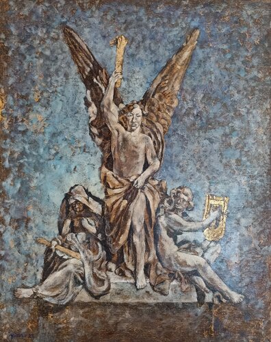 The whole world is a teater. di Tetyana Donets, Pittura in vendita su Singulart