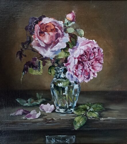 Roses. von Tetyana Donets, Malerei kaufen auf Singulart