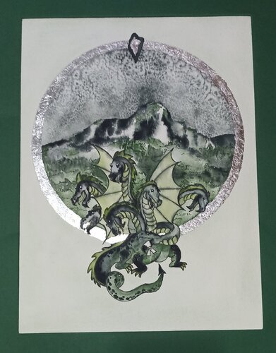 Dragon tooth. van Tetyana Donets, Werk op papier te koop op Singulart