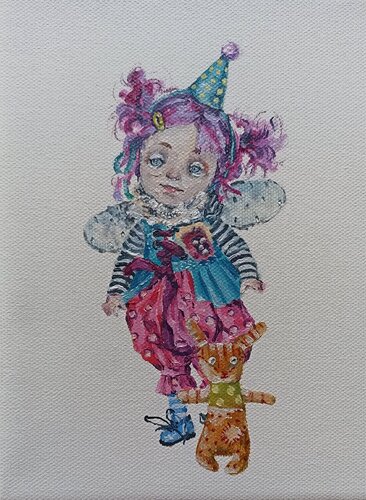 Toys -1. di Tetyana Donets, Pittura in vendita su Singulart