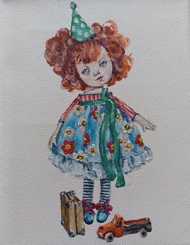 Toys-3. di Tetyana Donets, Pittura in vendita su Singulart