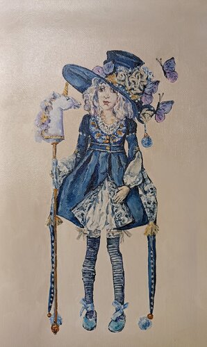 Fairy doll. di Tetyana Donets, Pittura in vendita su Singulart