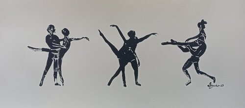 Balet.3 by Tetyana Donets, Work on Paper for Sale on Singulart