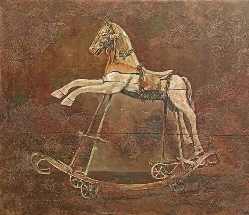 Childish joy.(1870) van Tetyana Donets, Schilderij te koop op Singulart