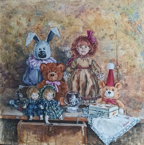 Childhood Friends. Tetyana Donets