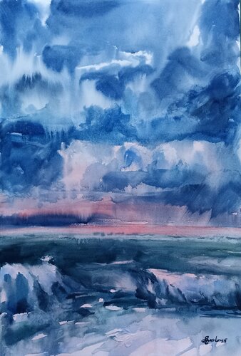 Nature has no bad weather 2. de Tetyana Donets, Obra en papel a la venta en Singulart