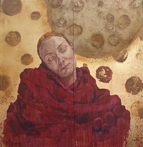 Moonlight Sonata.Diptih. par Tetyana Donets, Peinture en vente sur Singulart