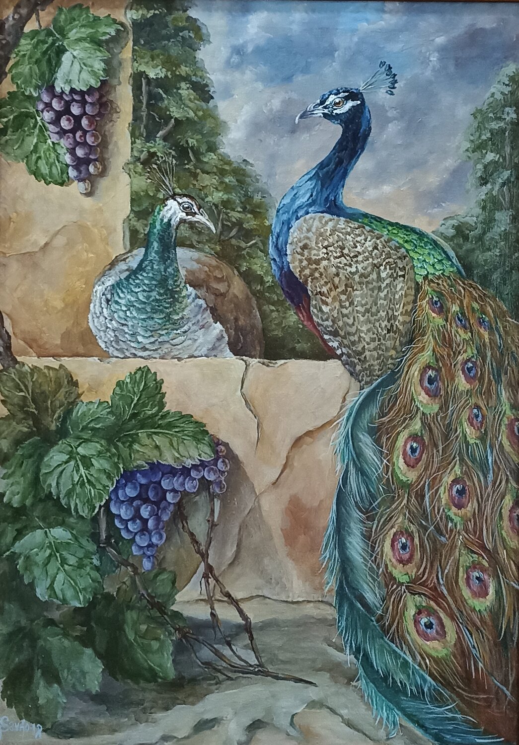 Peacocks. Tetyana Donets