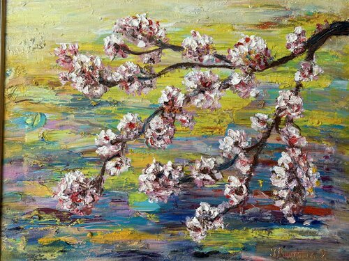 Spring is always in my soul by JULIJA PUZIRJOVA, Painting for Sale on Singulart