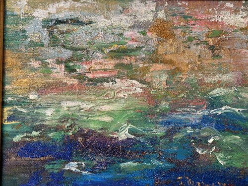 Awakening of the ocean von JULIJA PUZIRJOVA, Malerei kaufen auf Singulart