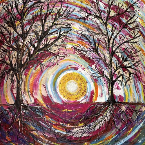 Soul fusion di JULIJA PUZIRJOVA, Pittura in vendita su Singulart