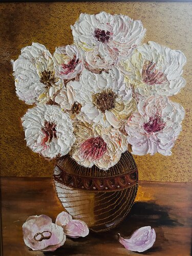 Flowers That Know About Eternal Love von JULIJA PUZIRJOVA, Malerei kaufen auf Singulart