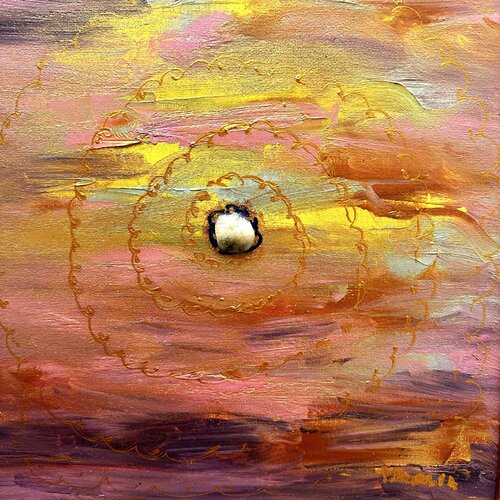 Golden spiral of harmony. di JULIJA PUZIRJOVA, Pittura in vendita su Singulart
