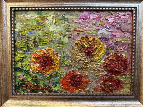 The Kiss of the Sun and the Earth van JULIJA PUZIRJOVA, Schilderij te koop op Singulart