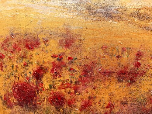 Summer left a kiss here by JULIJA PUZIRJOVA, 油畫 for Sale on Singulart