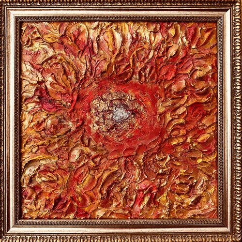 The fire in my soul and the fire in your interior. by JULIJA PUZIRJOVA, 油畫 for Sale on Singulart
