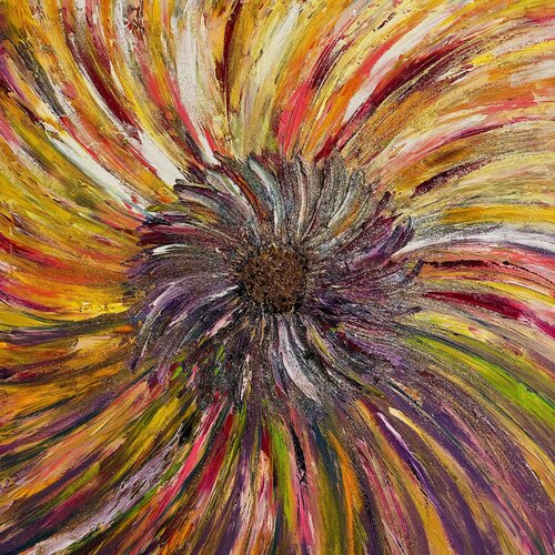 Boundless Flow of Life van JULIJA PUZIRJOVA, Schilderij te koop op Singulart