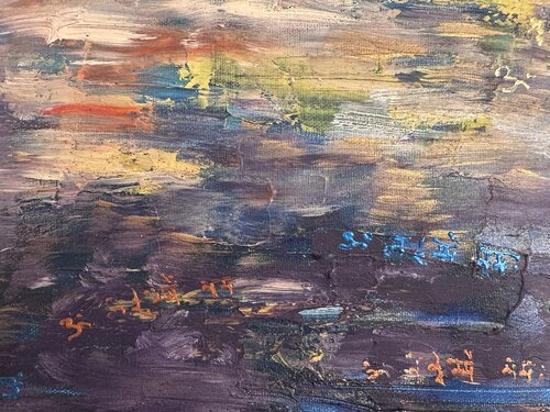 Maritime Kiss: From Soft Shadow to Bright Light van JULIJA PUZIRJOVA, Schilderij te koop op Singulart