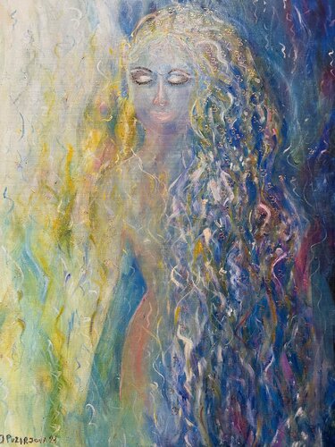 Tenderness of the Ocean van JULIJA PUZIRJOVA, Schilderij te koop op Singulart