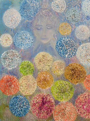 Airy Touches van JULIJA PUZIRJOVA, Schilderij te koop op Singulart