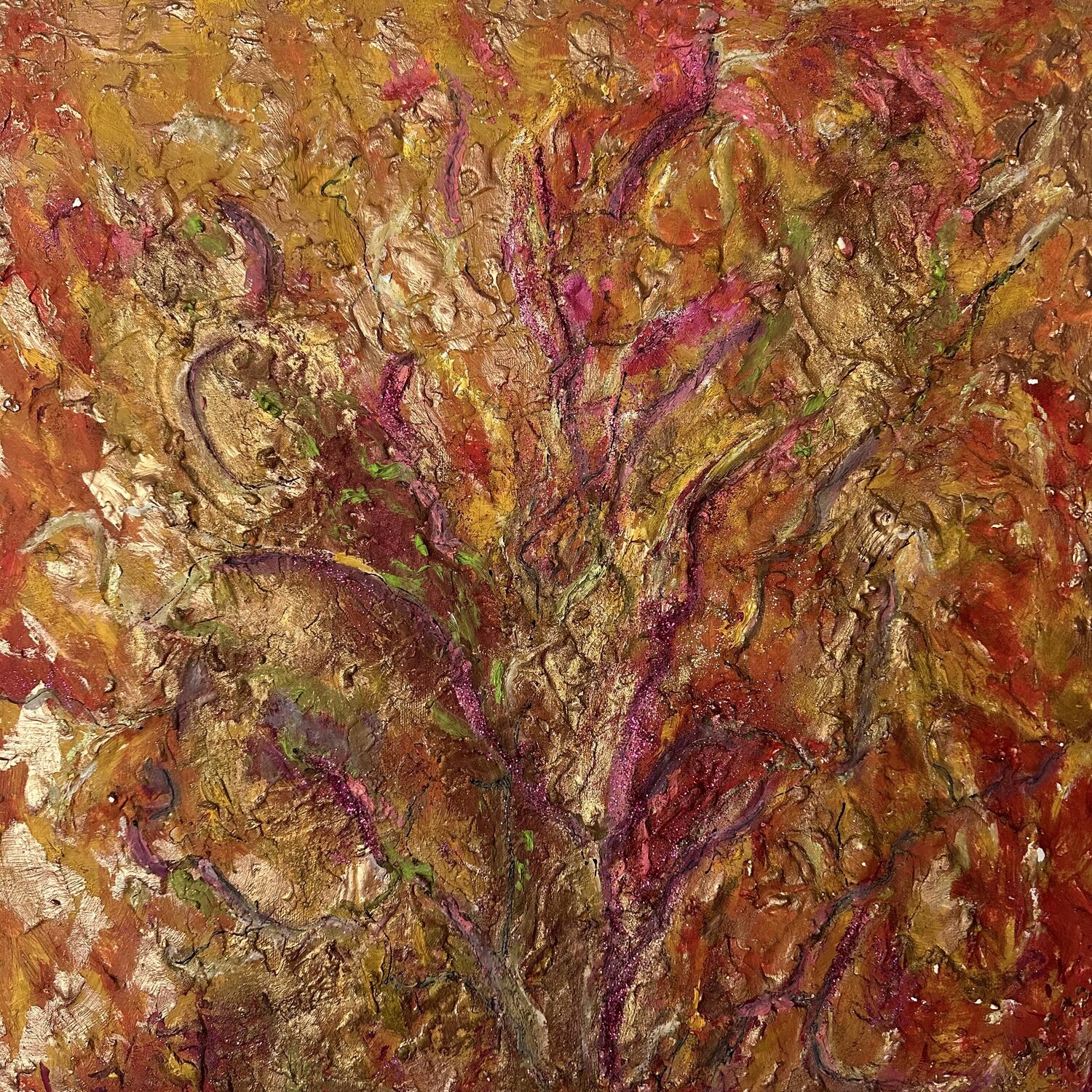 Agni as one of the five great elements JULIJA PUZIRJOVA Originalgemälde zu verkaufen