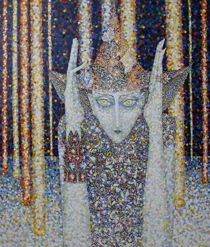 11 Lichter by Anna Friedrich, Painting for Sale on Singulart