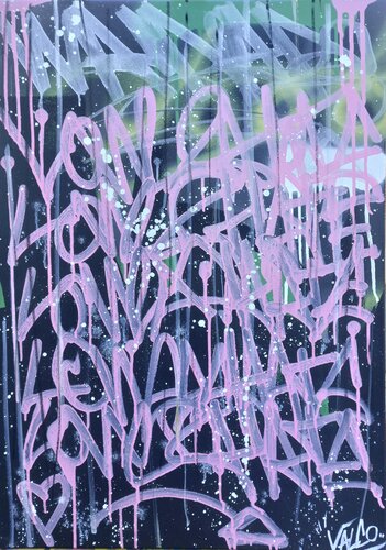 Wanadoo love & hate di Valco, Pittura in vendita su Singulart