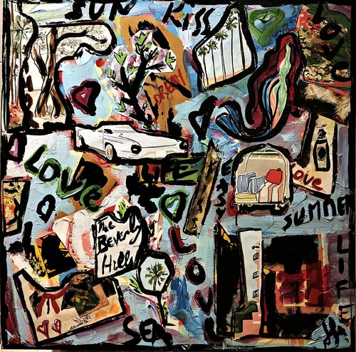 “The Real Life” — luxe, illusion et vérité. de Jennifer Boisard, Pintura a la venta en Singulart